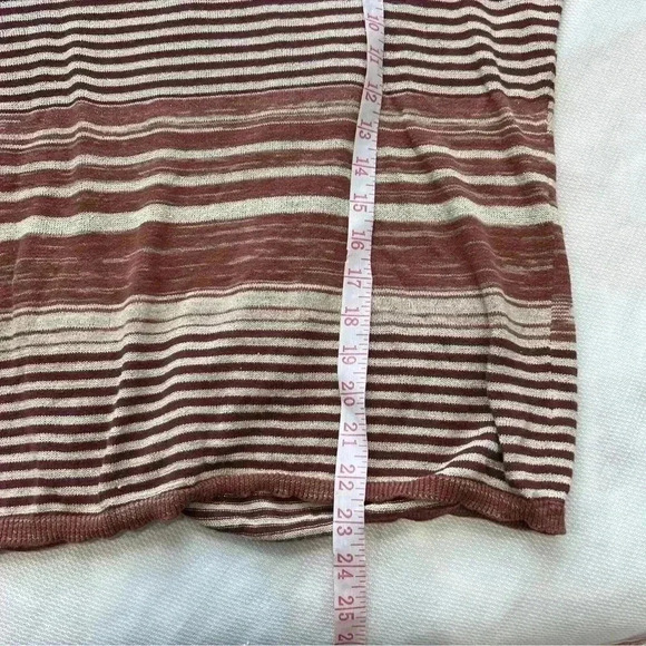 PRANA Adelaide  multicolor striped metallic‎ pullover sweater size M - Picture 8 of 8